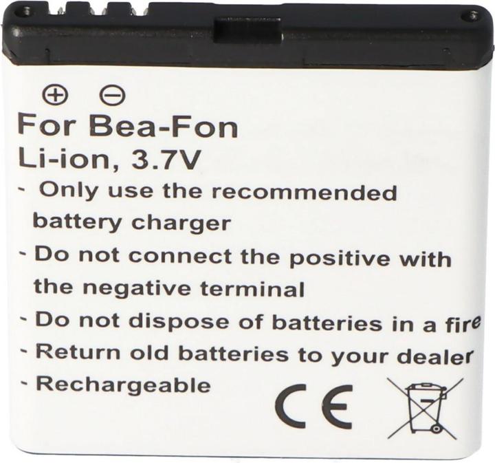 Actual product image AccuCell Akku für Bea-Fon Akku Model: S480/SL580