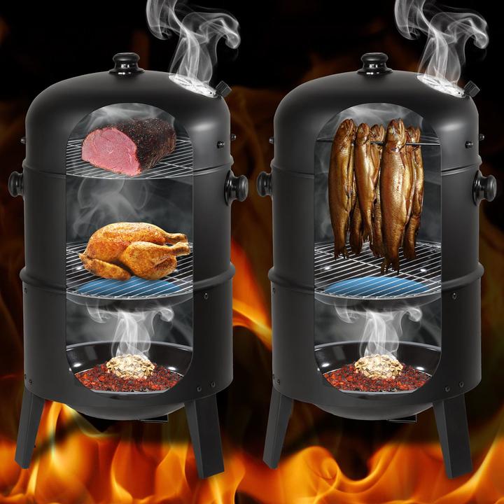 Image du produit tectake Barbecue 3 en 1 (37 cm)