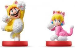 Image du produit Nintendo Amiibo Double Pack Chat Mario et Chat Peach (Switch, Wii U)