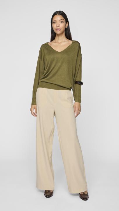 Actual product image Vila High Waist Trousers with Wide Leg (36)