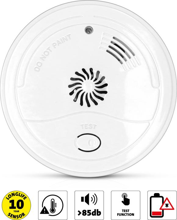 Actual product image Alecto heat detector