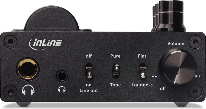 Actual product image InLine AmpUSB-EQ Hi-Res AUDIO HiFi DSD (Bass Boost)