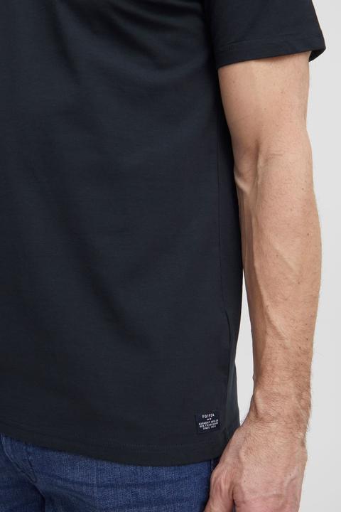 Produktbild FQ1924 FQTom SS basic tee w logo - T-shirt - 21900414 (M)