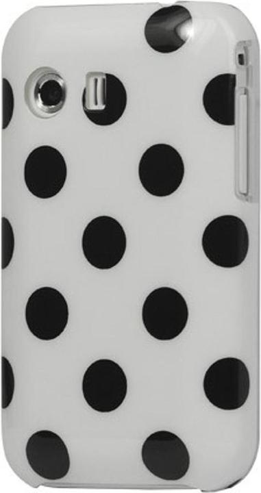 Produktbild König Design Schutzhülle Hard Case für Handy Samsung Galaxy Y S5360 weiss / schwarz (Samsung Galaxy Y S5360)