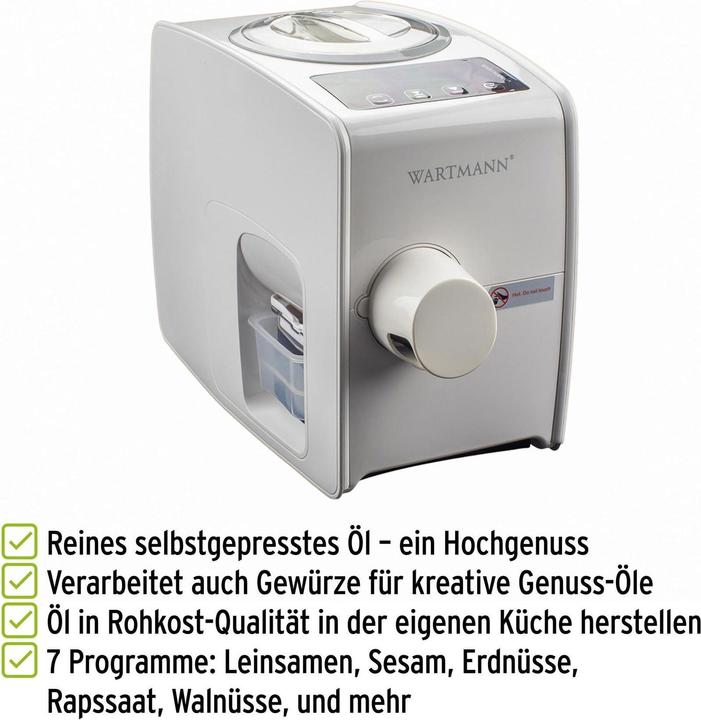 Produktbild Wartmann Ölpresse WM-2002 OP
