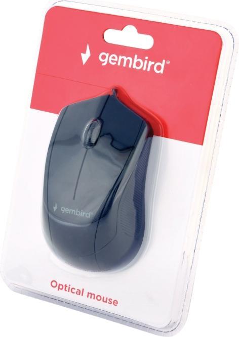 Produktbild Gembird MUS-3B-02 Maus Beidhändig USB Typ-A Optisch 1000 DPI (Kabelgebunden)