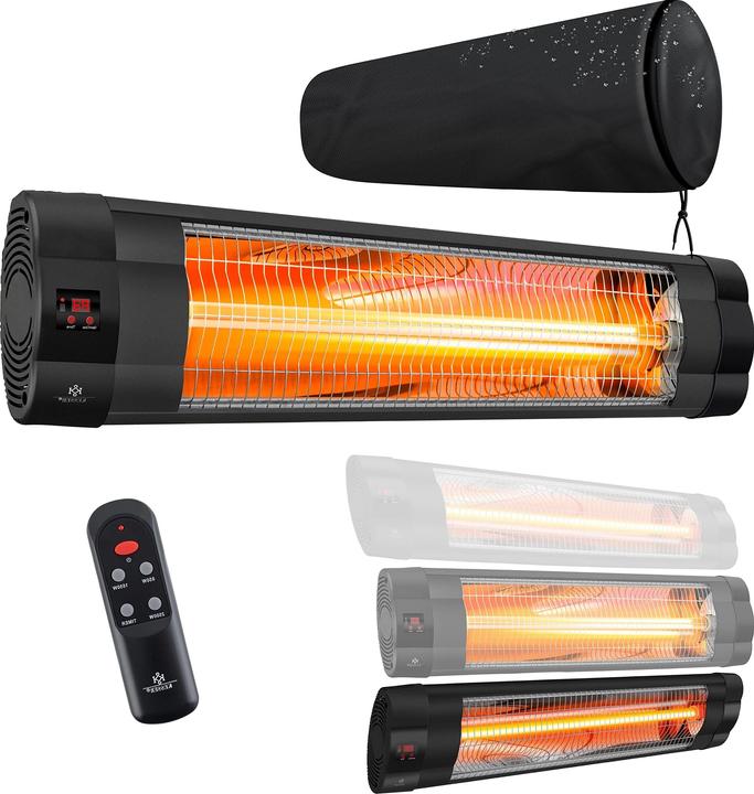 Produktbild Kesser Infrarotstrahler 2500W mit Fernbedienung (Schwarz)