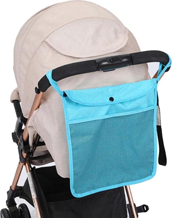 Produktbild König Design Universal Kinderwagen Einkaufsnetz Organizer Baby Tasche Buggy Kinderwagennetz