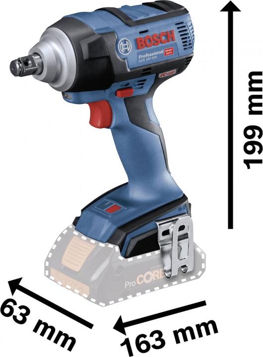 Produktbild Bosch Professional GDS 18V-300 (Akkubetrieb)