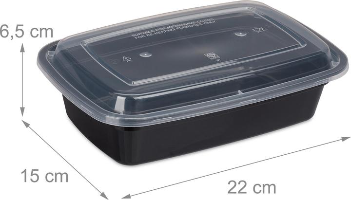 Actual product image Relaxdays 24x Mealprepbox