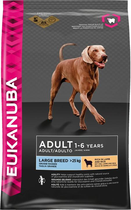 Produktbild Eukanuba Lamb & Rice (Adult, 1 Stk., 12000 g)