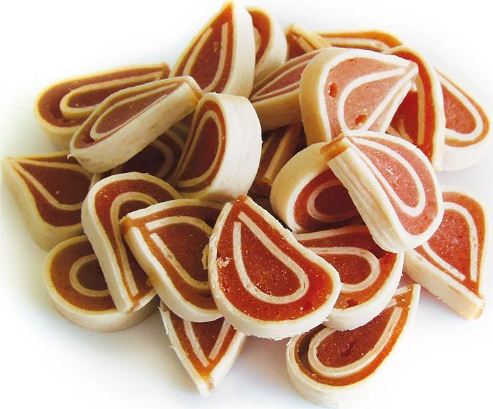 Actual product image SwissDog Mini Steaks Chicken & Fish (Adult, 1 pcs., 400 g)