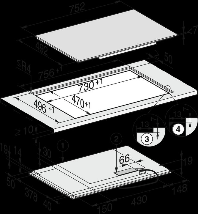 Produktbild Miele KM 7414 FX 11153130