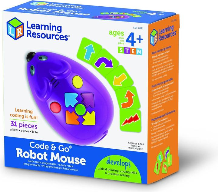 Actual product image Learning Resources Jack robot mouse