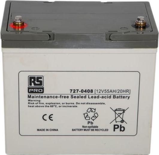 Produktbild Rs Pro Normal AGM 12V 55Ah Batterie (12 V, 55000 mAh)