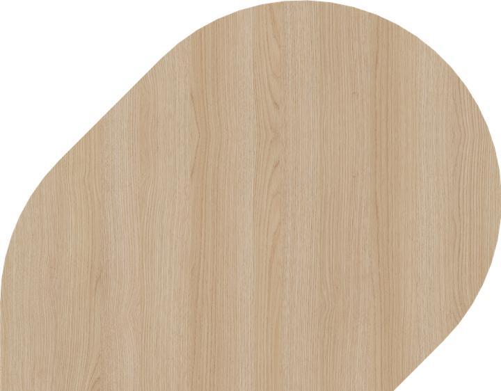 Produktbild Hammerbacher Anbautisch m.STF/Kons. 80x103cm Eiche/Graphit