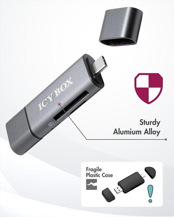 Image du produit Icy Box Ib-Cr200-C (USB, USB 2.0 Micro-B)