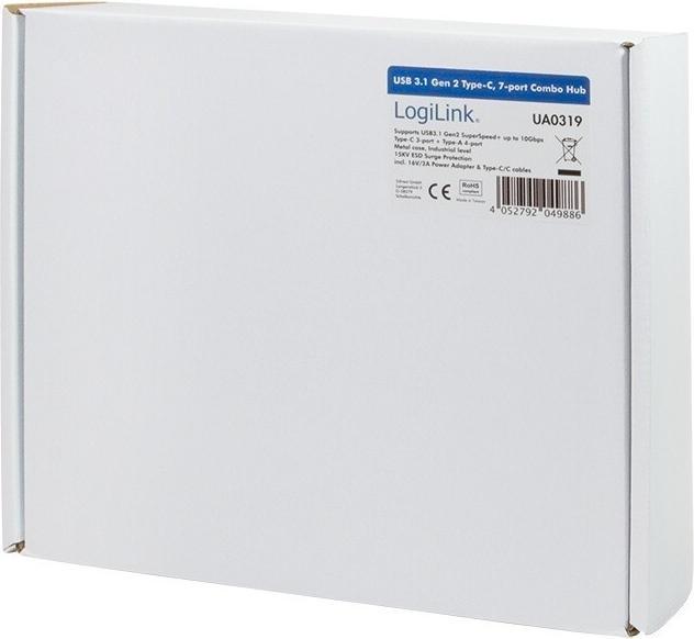 Image du produit LogiLink UA0319 (USB-C, 7 Ports)