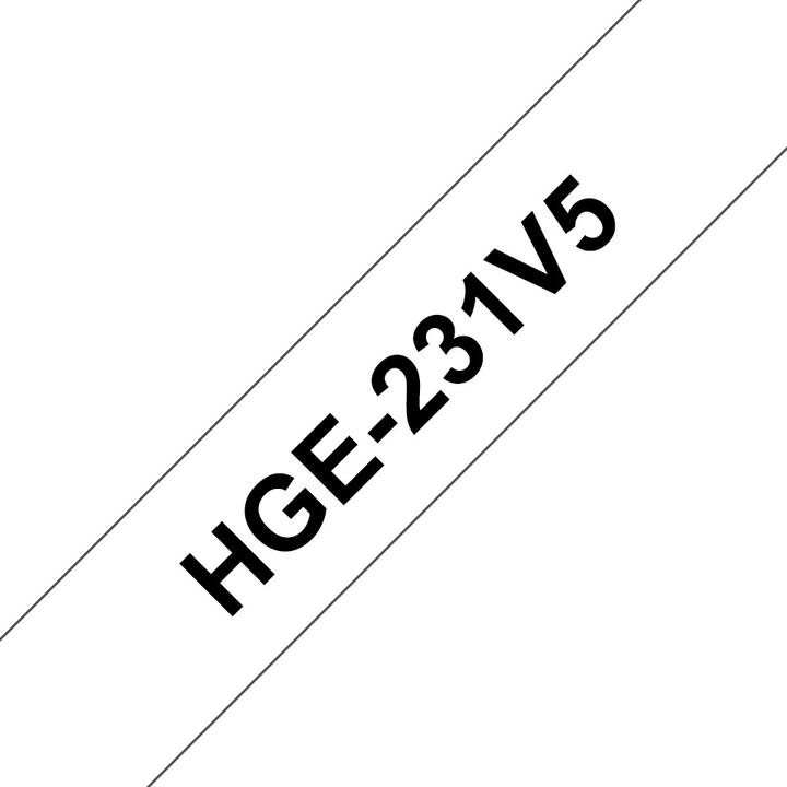 Actual product image Brother Hge-231 (1.20 cm, Black, White)