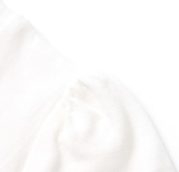 Immagine prodotto VidaXL Maglietta da bambino ecru 128,Materiale: 95 % cotone. 5 (128)