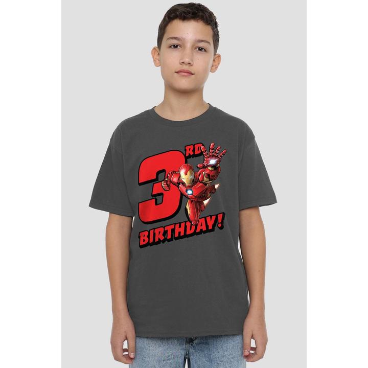 Produktbild Iron Man TShirt 3 Geburtstag (116)