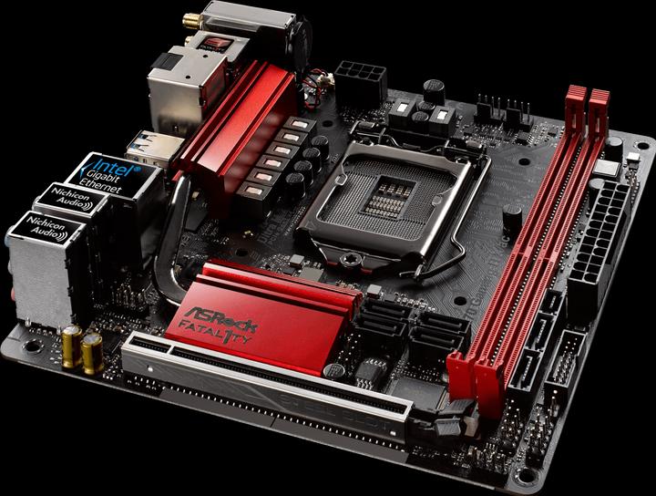 Produktbild AsRock Fatal1ty Z270 Gaming-ITX (LGA 1151, Intel Z270, Mini-ITX, mATX)