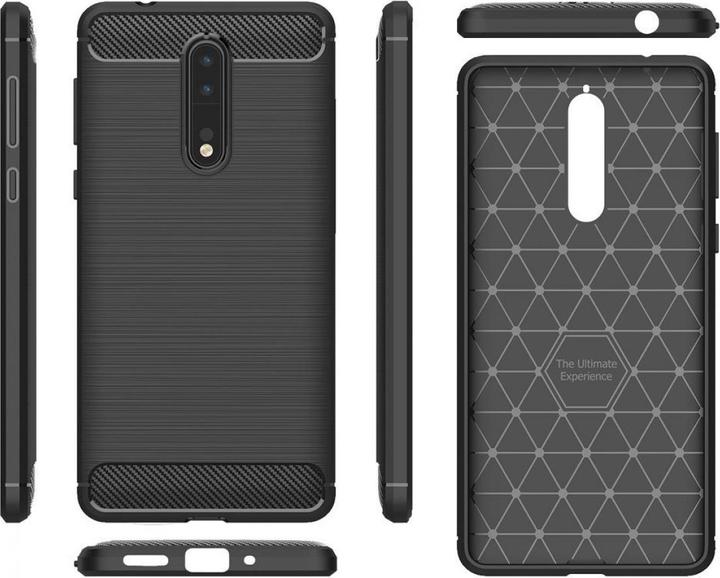 Actual product image Screenguard Nokia 8 Cover Carbon Brushed Soft TPU (Nokia 8)