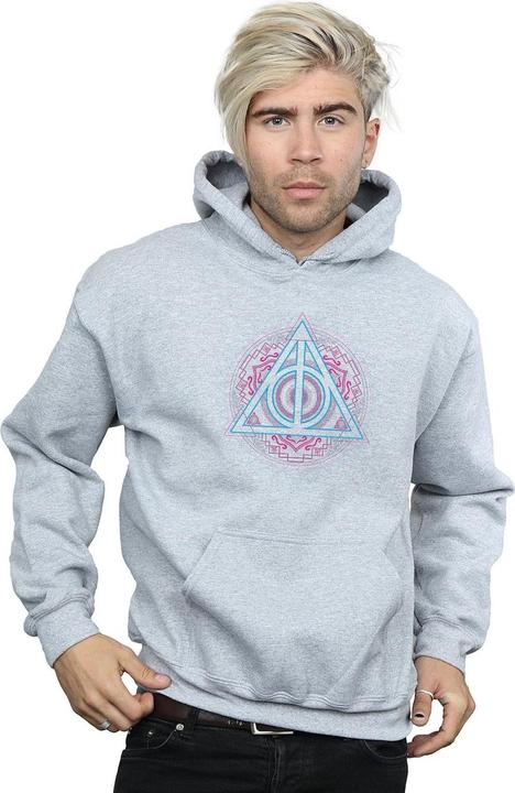 Produktbild Neon Deathly Hallows Kapuzenpullover (L)