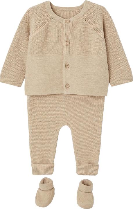 Actual product image Vertbaudet Baby Strick-Set: Strickjacke, Hose & Schühchen Oeko-Tex (62)