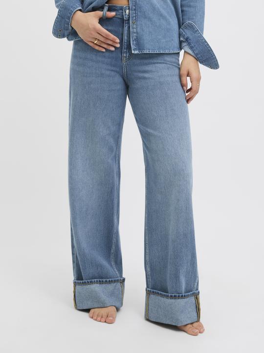 Actual product image JJXX Jxtokyo Wide Fold Hw Jeans R254 Dnm Sn (W31/L30)