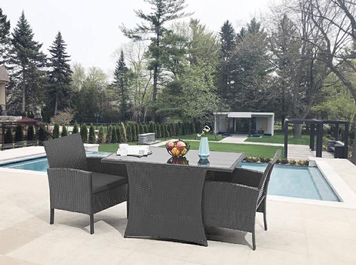 Actual product image Möbilia Garden seating group black