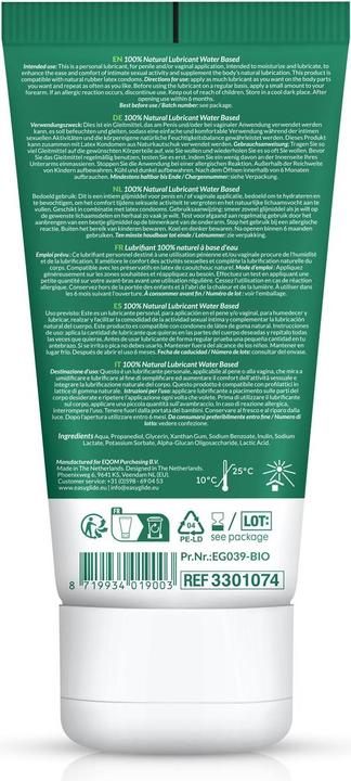 Produktbild EasyGlide Waterbased Lubricant Bio (100 ml)