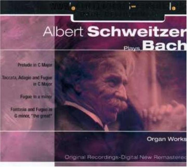 Actual product image Jazz Rare Recordings Albert Schweitzer plays Bach