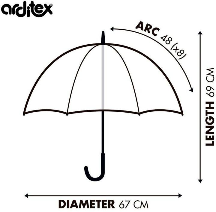 Produktbild Arditex Regenschirm Peppa Pig 67 cm assortiert