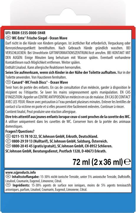 Actual product image WC-Ente Fresh seals