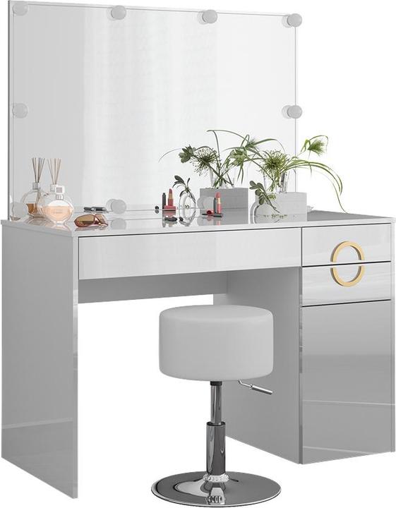 Produktbild Vicco Adela mit Hocker und Beleuchtung (115 x 55 x 76.5 cm)