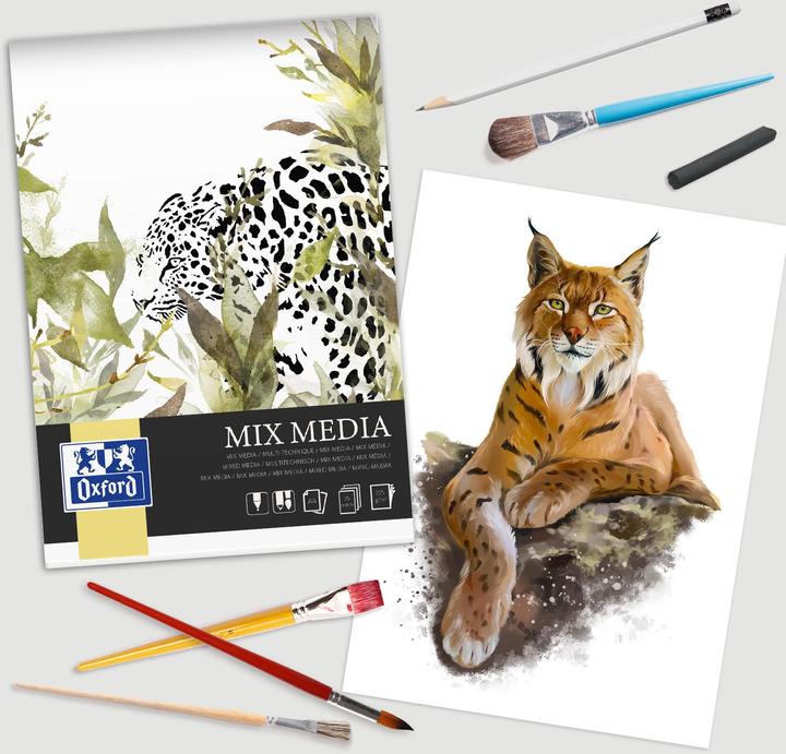 Image du produit Oxford Mixed Media (A3, Blanc, Couverture souple)