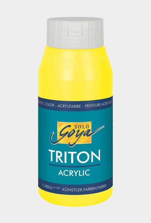 Actual product image Solo Goya Triton Acrylic (Lemon, 750 ml)