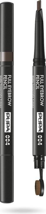 Pupa Milano Full Eyebrow Pencil 004 Extra Dark 0.2g (Extra Dark)