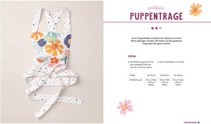 Produktbild Hej. Minimode – Süsse Puppenkleidung nähen 2 (Deutsch, Svenja Morbach, 2022)