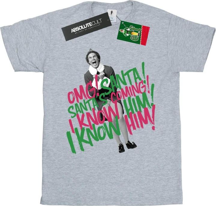 Elf Santa's Coming TShirt (XL)