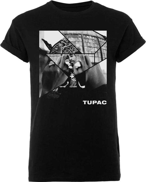 Tupac Shakur Unisex Adult Broken Up Cotton T-Shirt