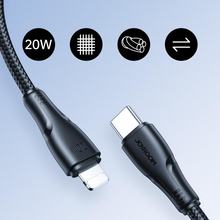Produktbild Joyroom USB Typ C – Lightning (0.25 m, USB 2.0, 20 W)