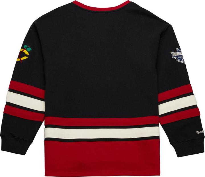 Actual product image Mitchell & Ness M&N Chicago Blackhawks NHL Lace-Up Heritage Hoody - M (M)