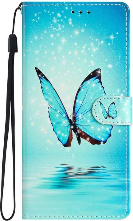 Immagine prodotto Cover-Discount Galaxy S23 FE - Custodia in pelle a farfalla blu (Samsung Galaxy S23 FE)
