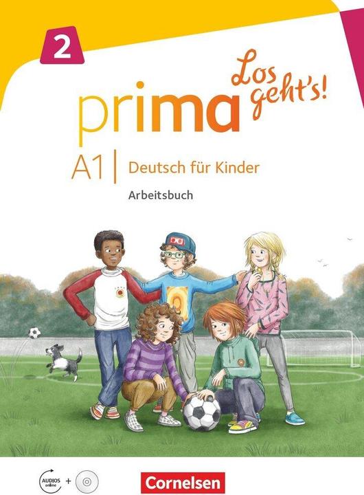 Produktbild Prima - Los geht's!, Deutsch für Kinder, Band 2, Arbeitsbuch mit Audio-CD und Stickerbogen (Deutsch, Susanne Sperling, Giselle Valman, Aleksandra Obradovic, 2019)