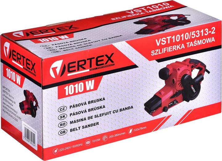 Actual product image Vertex SZLIFIERKA TAŚMOWA 1010W (Belt sanders, 1010 W)
