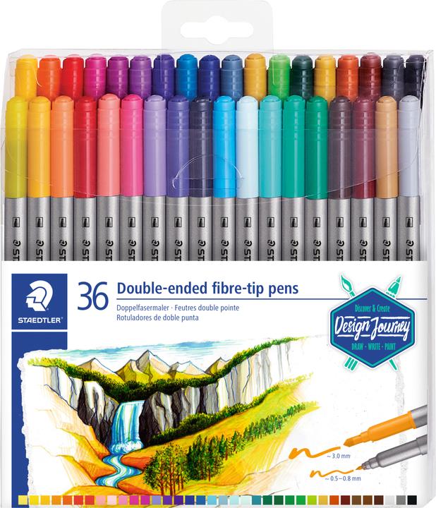 Actual product image Staedtler Design Journey (Multicoloured, Multicolor, 36 x)
