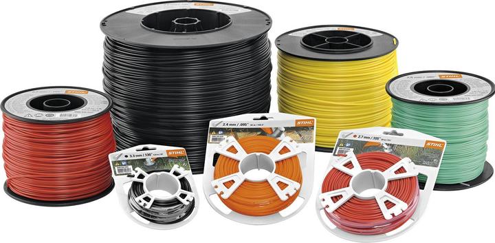 Actual product image Stihl Polyamide plastic mowing line (Weed whacker, Trimmer line + line spool)
