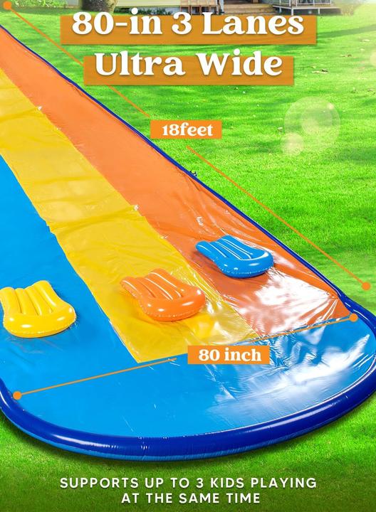 Produktbild Sloosh Wasserrutsche mit drei Bahnen (5.48 m)